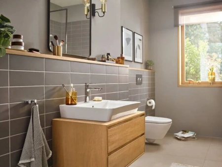 Фото смеситель для раковины hansgrohe rebris e 72589000