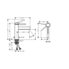 Фото смеситель для раковины hansgrohe finoris 76024000