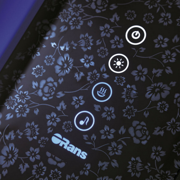 Фото душевая кабина orans sr-89101ls black 100x100 см