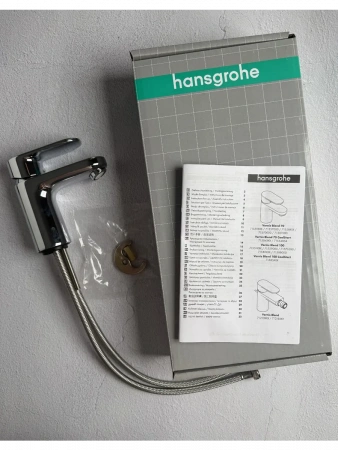 Фото смеситель для раковины hansgrohe vernis blend 71558000