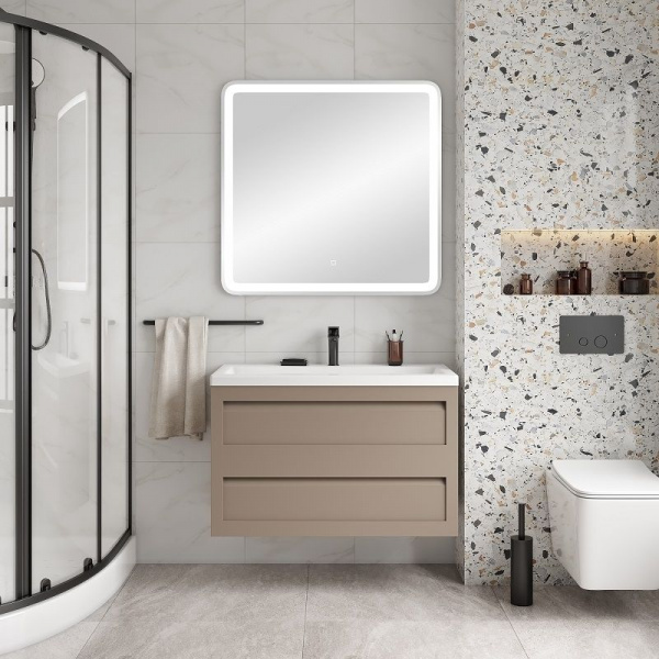 Фото тумба под раковину art&max platino 90 см am-platino-900-2c-so-cm