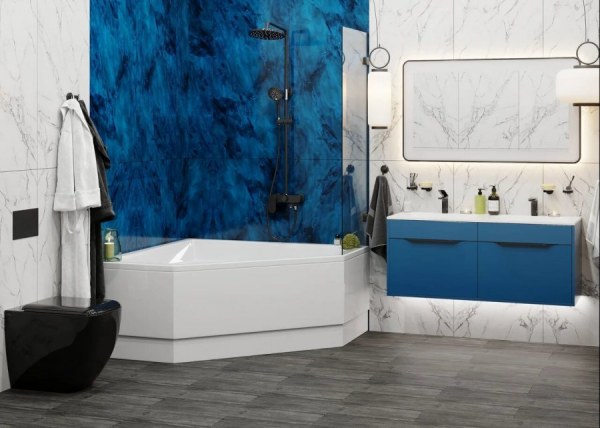 Фото акриловая ванна vagnerplast cavallo corner 140x140 см