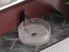 Фото раковина накладная ceramicanova cristal 36 см, цвет: розовый cn6061
