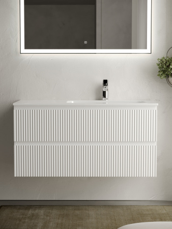 Фото тумба под раковину sancos snob r 100 см, цвет: bianco  snr100rw