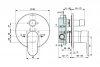 Фото душевой комплект ideal standard ceraflex 260 2 режима bd828xg
