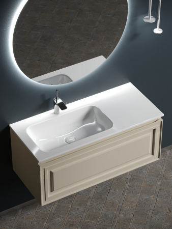 Фото тумба под раковину sancos very 100 см, цвет: beige soft  vr100lce
