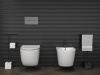 Фото биде подвесное ceramicanova forma 48 см cn3010