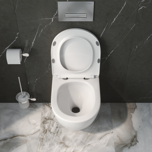 Фото унитаз подвесной belbagno uno-tor 49 см с сиденьем  bb5177ch-tor/sc