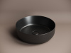 Фото раковина накладная ceramicanova element 39 см, цвет: черный cn6022mb