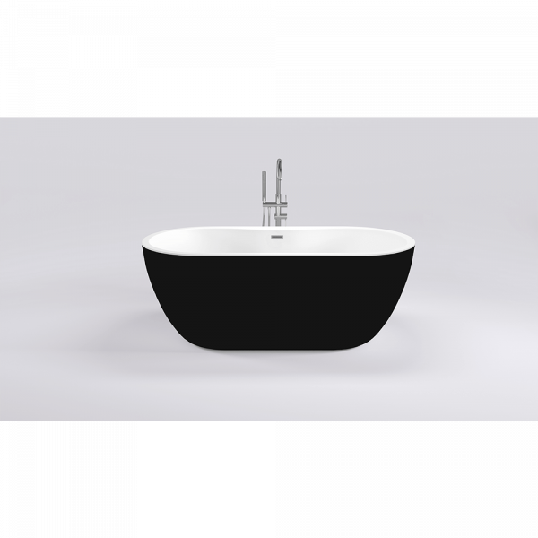 Фото акриловая ванна black&white swan 180x75 см sb111 black
