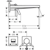 Фото смеситель для раковины hansgrohe tecturis e 73051140