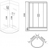 Фото душевая кабина grossman 120x120 см gr-242