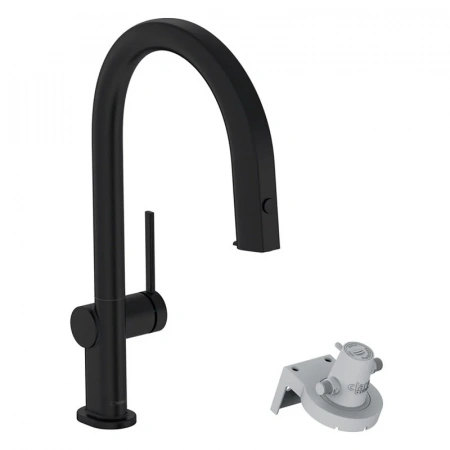 Фото смеситель для кухонной мойки hansgrohe aqittura 76803670
