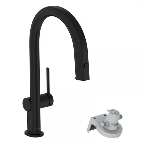 Фото смеситель для кухонной мойки hansgrohe aqittura 76803670