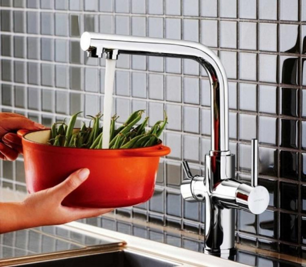 Фото смеситель для кухни vitra split a42144exp