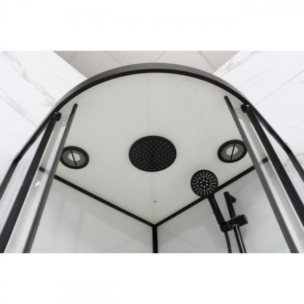 Фото душевая кабина frank f400/1 black  100x100 см 141009