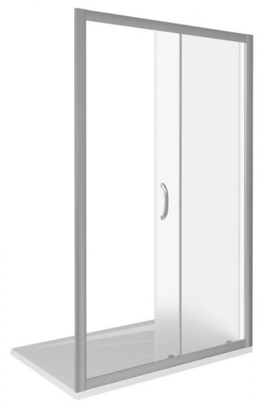 Фото душевая дверь good door infinity wtw-110-g-ch 110 см ин00024