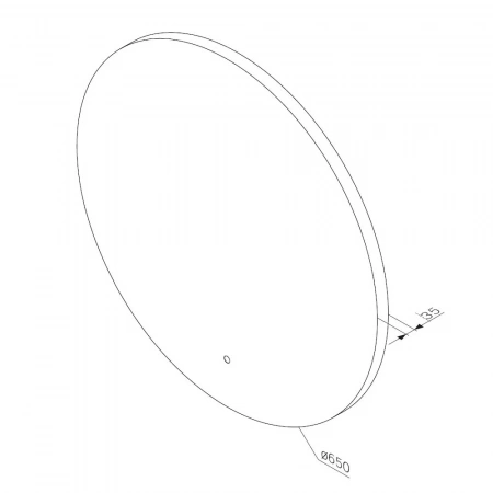 Фото зеркало с led подсветкой am.pm x-joy  65 см m85mox40651s