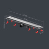 Фото душевой трап am.pm primeflow 70 см w02sc-p11-070-01sb