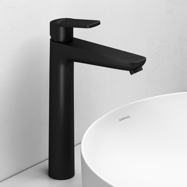 Фото смеситель для раковины abelsberg lineara unf23509mb