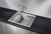 Кухонная мойка Granula 60 см 6004, АЛЮМИНИУМ