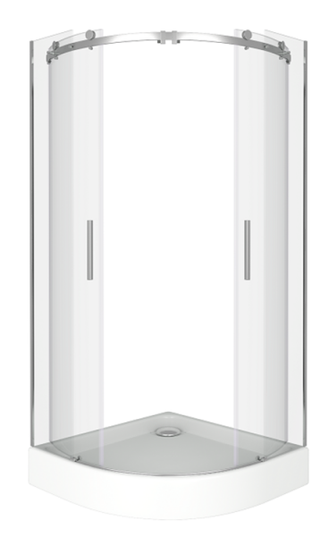 Фото душевое ограждение good door galaxy r-td-100-c-ch 100 см гл00009