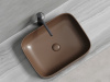 Фото раковина накладная ceramicanova element 50.5 см, цвет: коричневый cn6052mdb