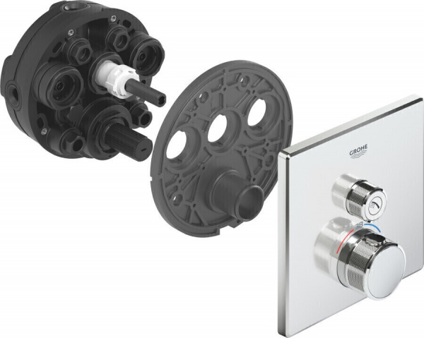 Фото термостатический смеситель для душа grohe grohtherm smartcontrol 29123000