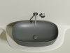 Фото раковина накладная ceramicanova element 60 см, цвет: антрацит cn6049mh