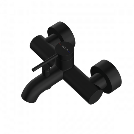 Фото смесители для ванны vitra minimax round a4354836exp цвет черный