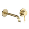 Смеситель для раковины AQUAme Siena AQM6215BG, цвет: золото