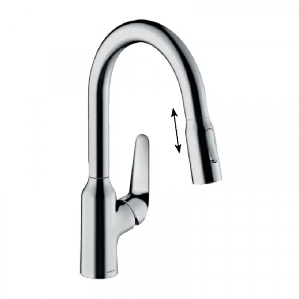 Фото смеситель для кухонной мойки hansgrohe focus 71801000