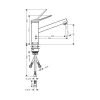 Фото смеситель для кухонной мойки hansgrohe zesis 74806800