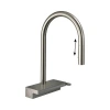 Фото смеситель для кухонной мойки hansgrohe aquno select 73837800