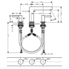 Фото смеситель для раковины hansgrohe finoris 76033000