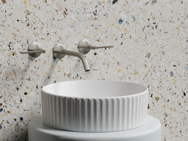 Фото раковина накладная ceramicanova element 36 см, цвет: белый cn6057mw