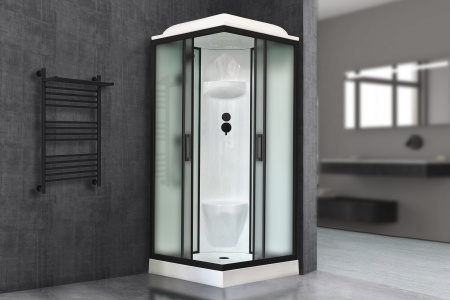 Фото душевая кабина royal bath нр rb90hp6-wc-bl 90x90 см
