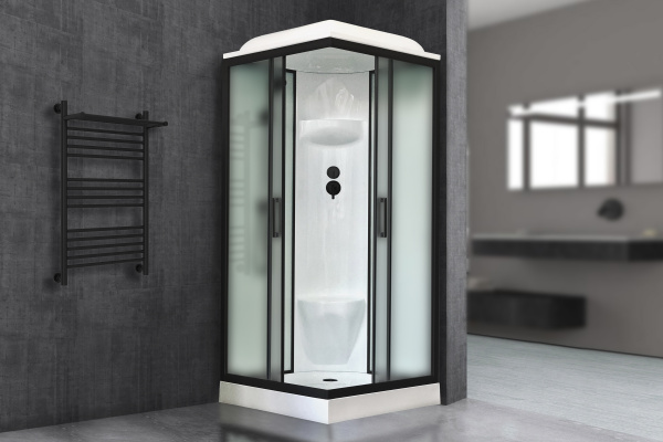 Фото душевая кабина royal bath нр rb90hp6-wc-bl 90x90 см