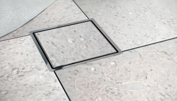 Фото трап точечный под плитку pestan confluo standard ceramik 1 15*15 см 13000085