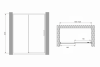 Фото душевая дверь abber komfort ag93150b 150 см