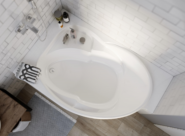 Фото акриловая ванна 1marka ergonomika 175x110 см l