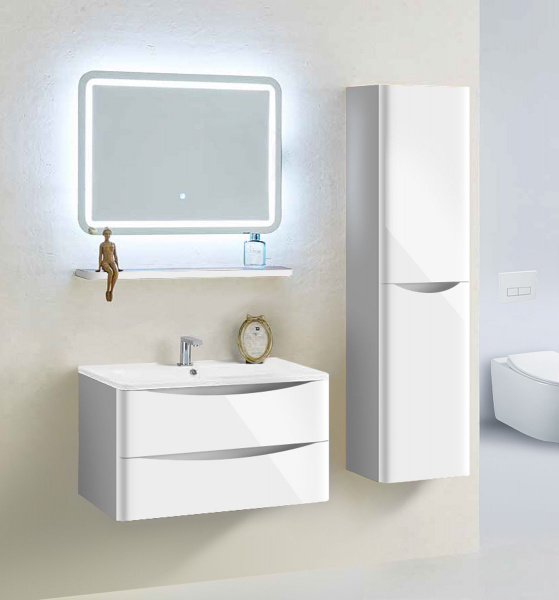 Фото тумба под раковину vincea roberta 80 см vmc-1r800lw