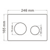 Фото подвесной унитаз с инсталляцией  abber bequem  ac1100-ac0105-ac0120rg