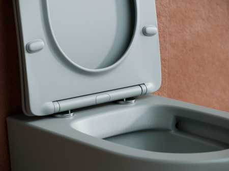Фото унитаз подвесной, безободковый ceramicanova balearica cn6000mh