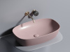 Фото раковина накладная ceramicanova element 60 см, цвет: розовый cn6049mp
