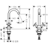 Фото смеситель для кухонной мойки hansgrohe logis 71283000