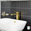 Фото смесители для раковины vitra minimax square a4372425exp цвет золото