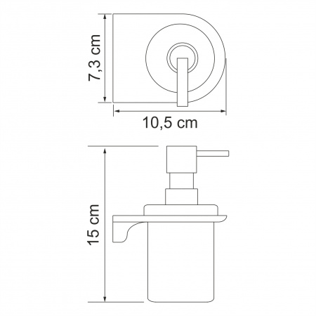 Фото дозатор для жидкого мыла wasserkraft kammel k-8399
