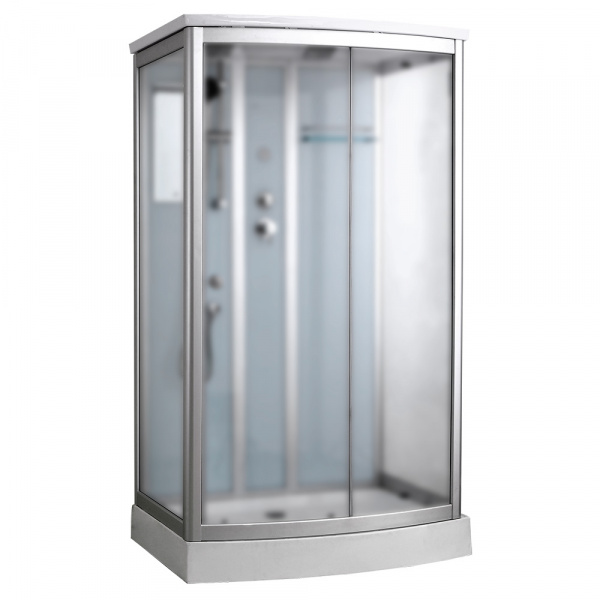 Фото душевая кабина timo standart t-6615 silver fabric 120x90 см