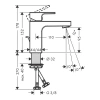 Фото смеситель для раковины hansgrohe vernis shape 71594670